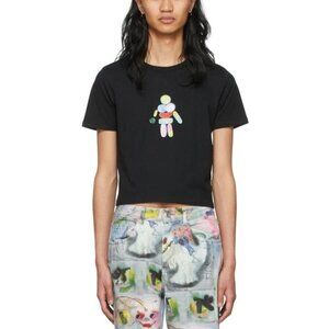 MARC JACOBS HEAVEN Black Vitamin Baby T-shirt WOMENS XL PILL CREW NECK SHORT SL